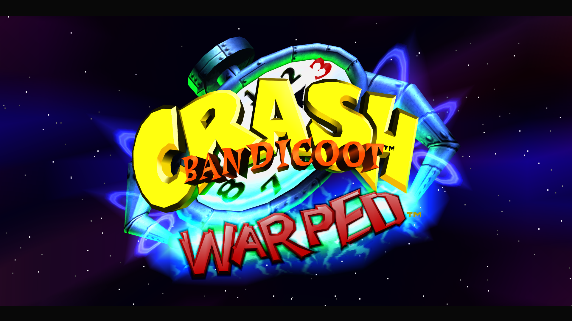 Crash Bandicoot Warped Logo Wallpaper Pc