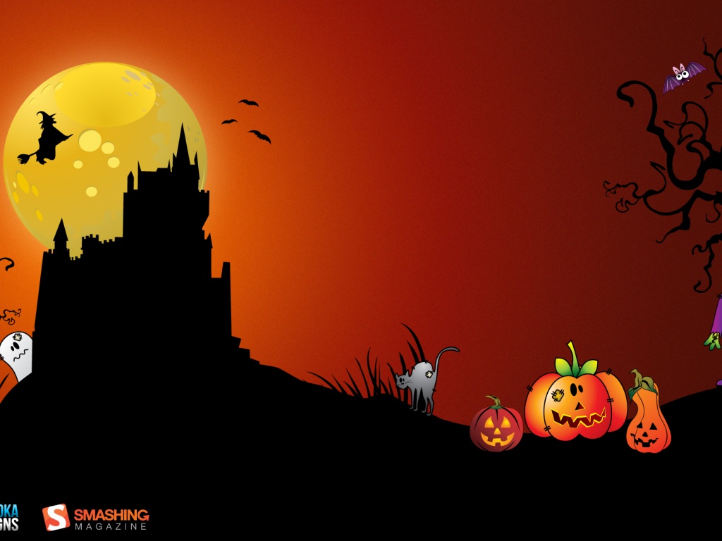 Free Desktop Wallpaper Halloween Wallpaper Background 1024x768
