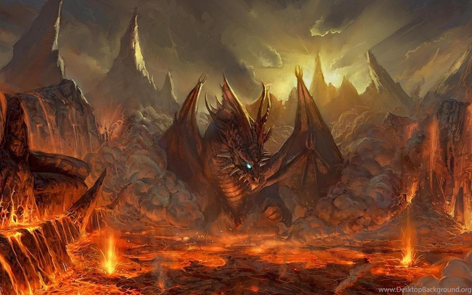 Hell Dragon Wallpaper Top Background