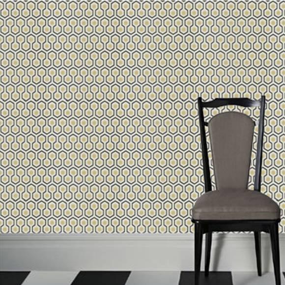David Hicks Hexagon Wallpaper Design Classic By Cole Son