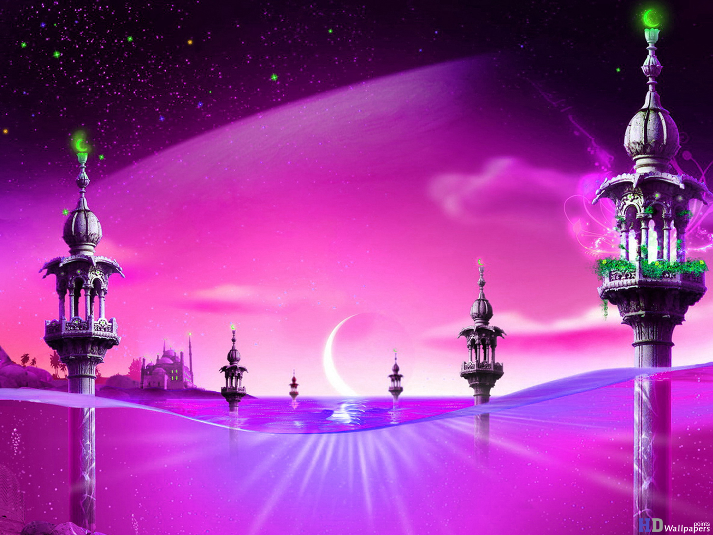 Islamic 3D Desktop Wallpaper