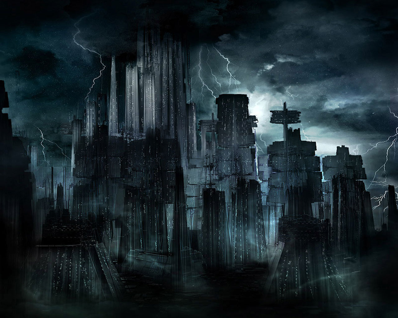 The Dark City Wallpaper From