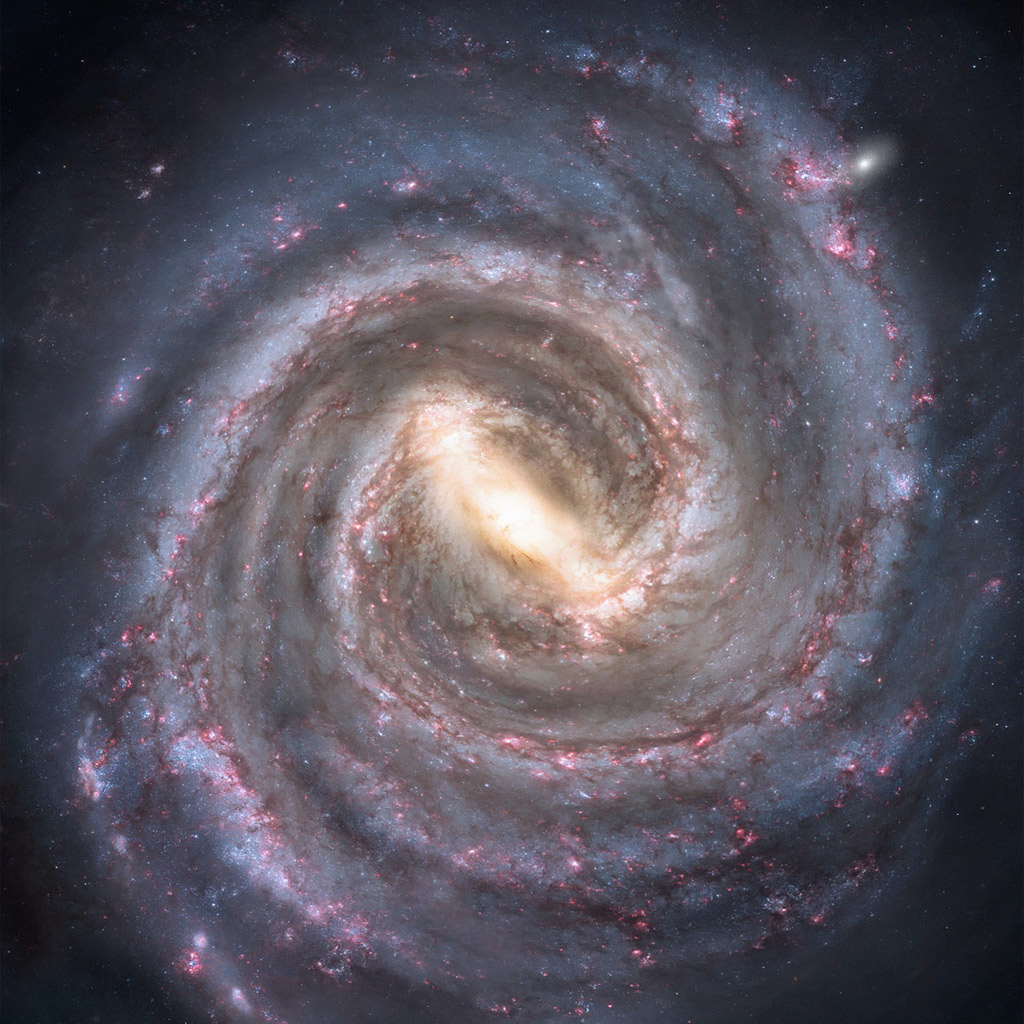 Milky Way Galaxy Top iPad Wallpaper Pictures Image