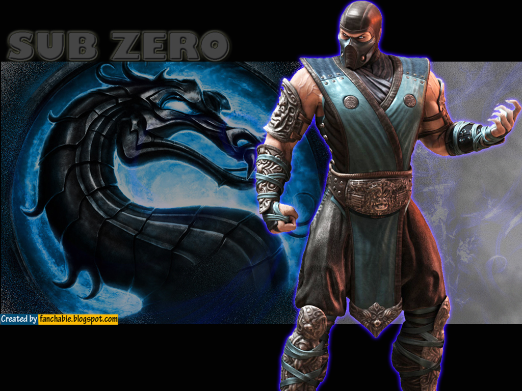 Wallpaper Sub Zero Mortal Kombat