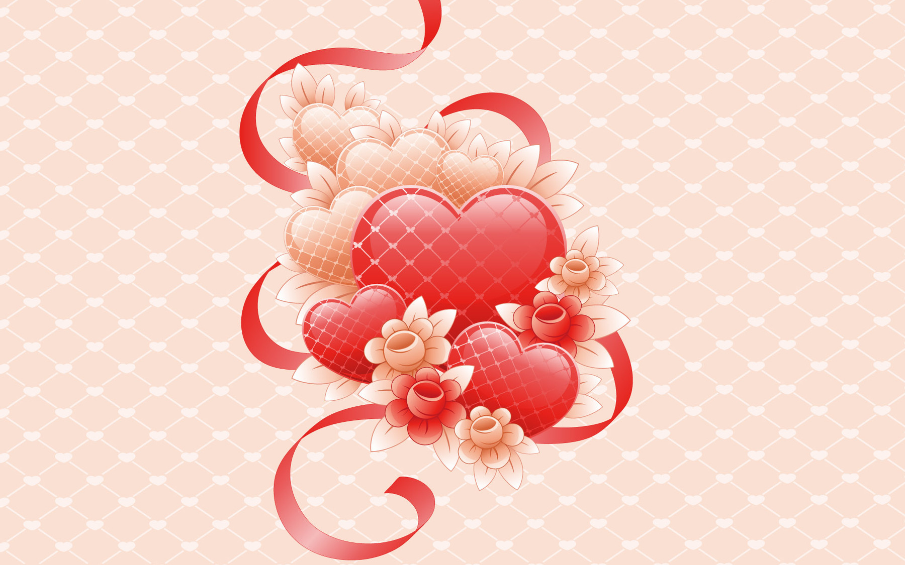 Cute 3d Valentine S Day Heart Picture Wallpaper HD