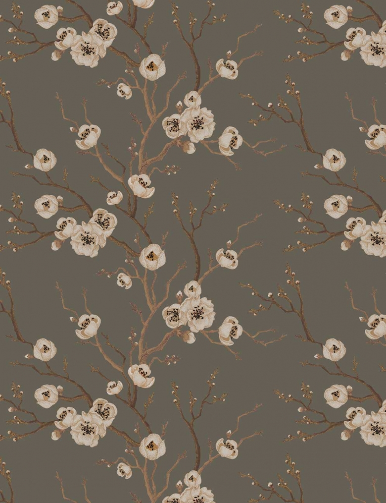 Japanese Floral Tree Wallpaper Feathr