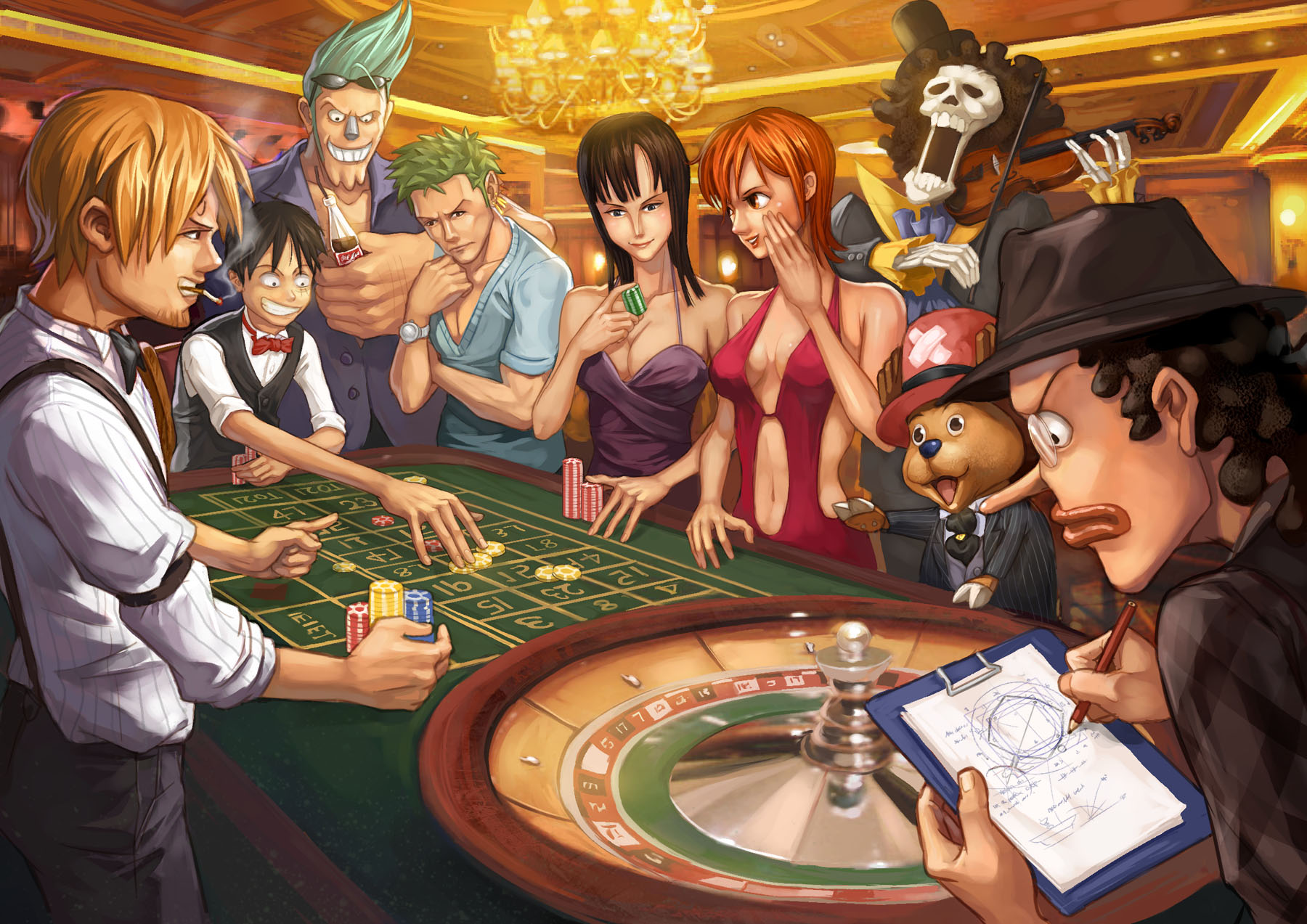 One Piece Anime Digital Artworks   One Piece Discoveries One Piece