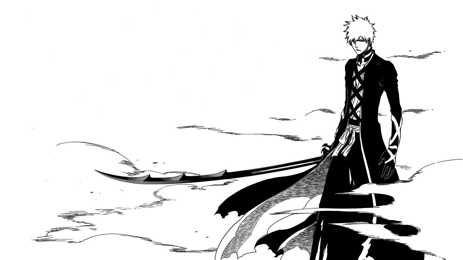 Bleach Kurosaki Ichigo Manga Wallpaper