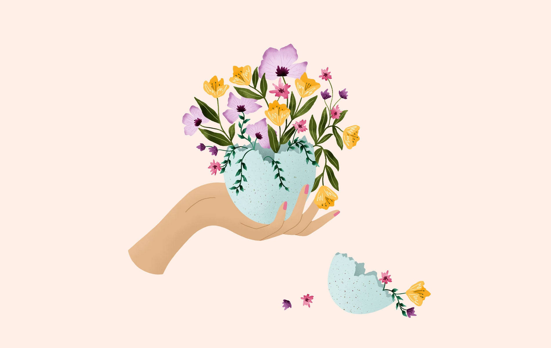 A Minimalist Flower Wallpaper