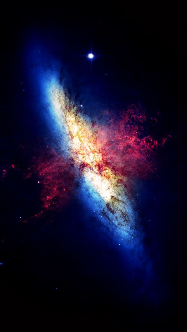 Galaxy Explosion iPhone Wallpaper Where My Hair Ties Go