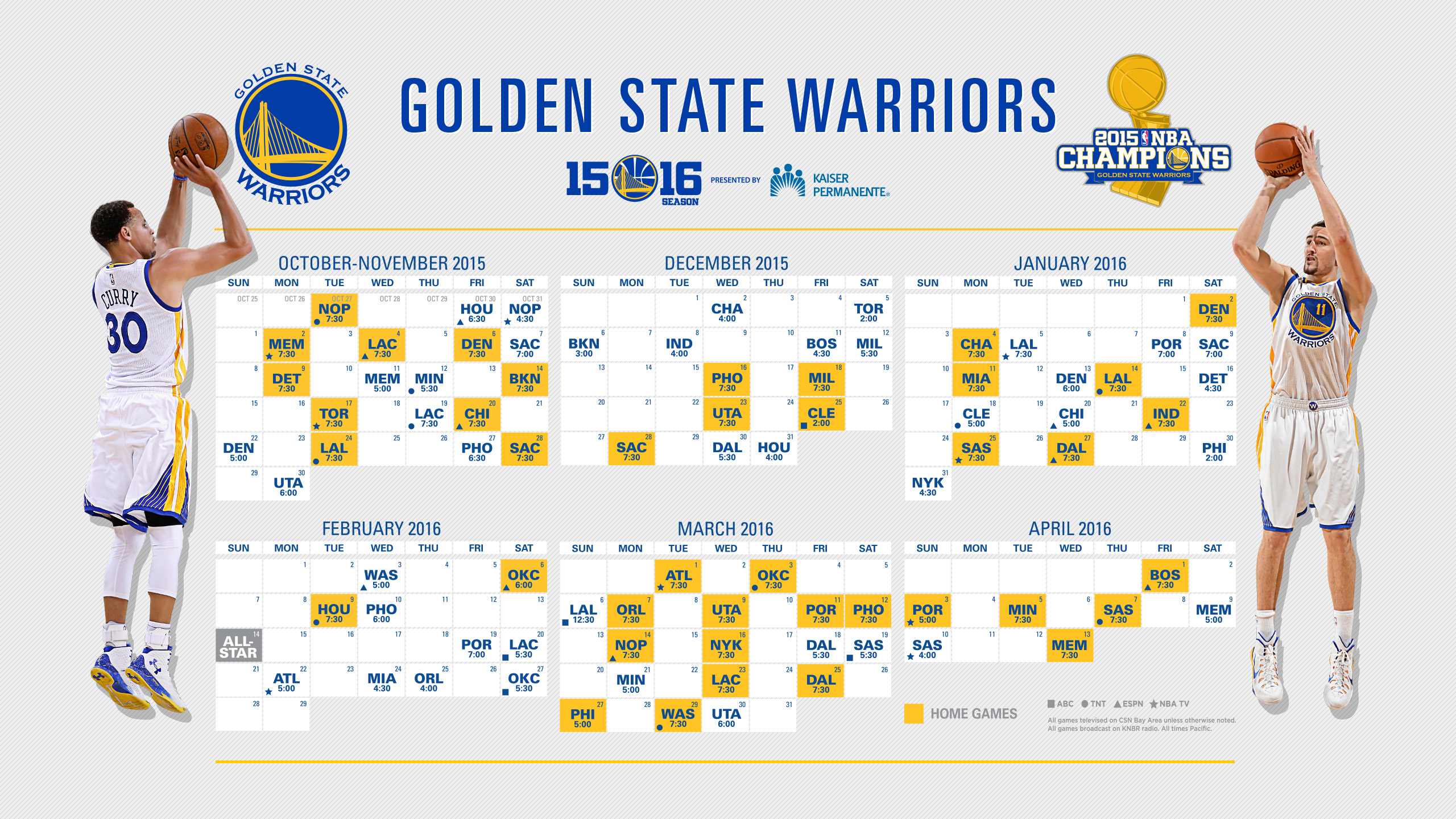 Nba Champion Golden State Warriors Announce Schedule For Uping