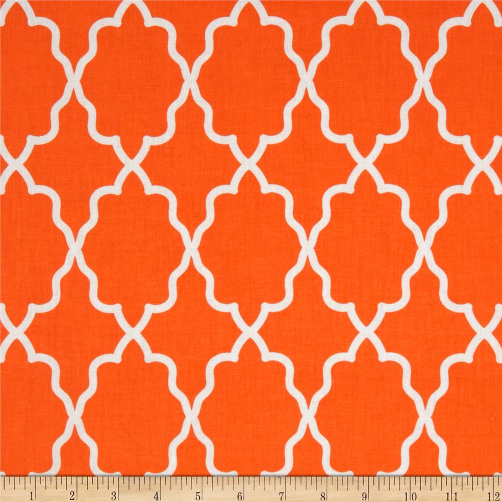 Moroccan Design Lattice Orange