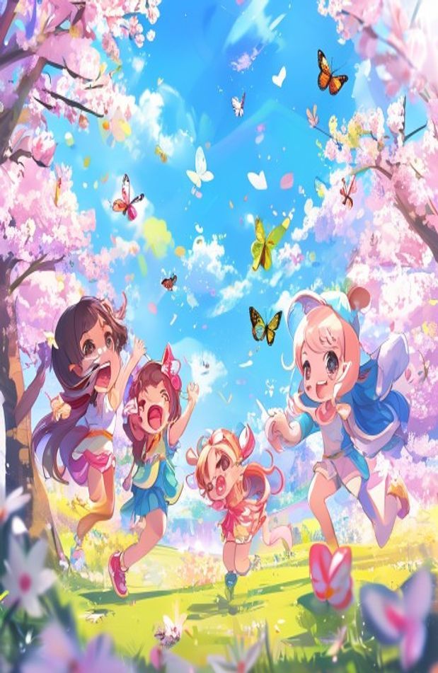 Gacha Life Spring Wallpaper