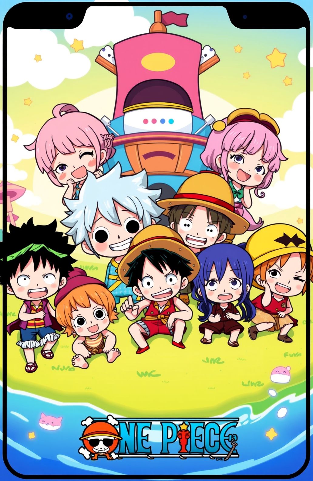 One Piece Chibi Wallpaper