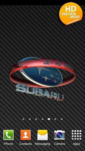 View bigger   3D SUBARU Logo Live Wallpaper for Android screenshot 288x512