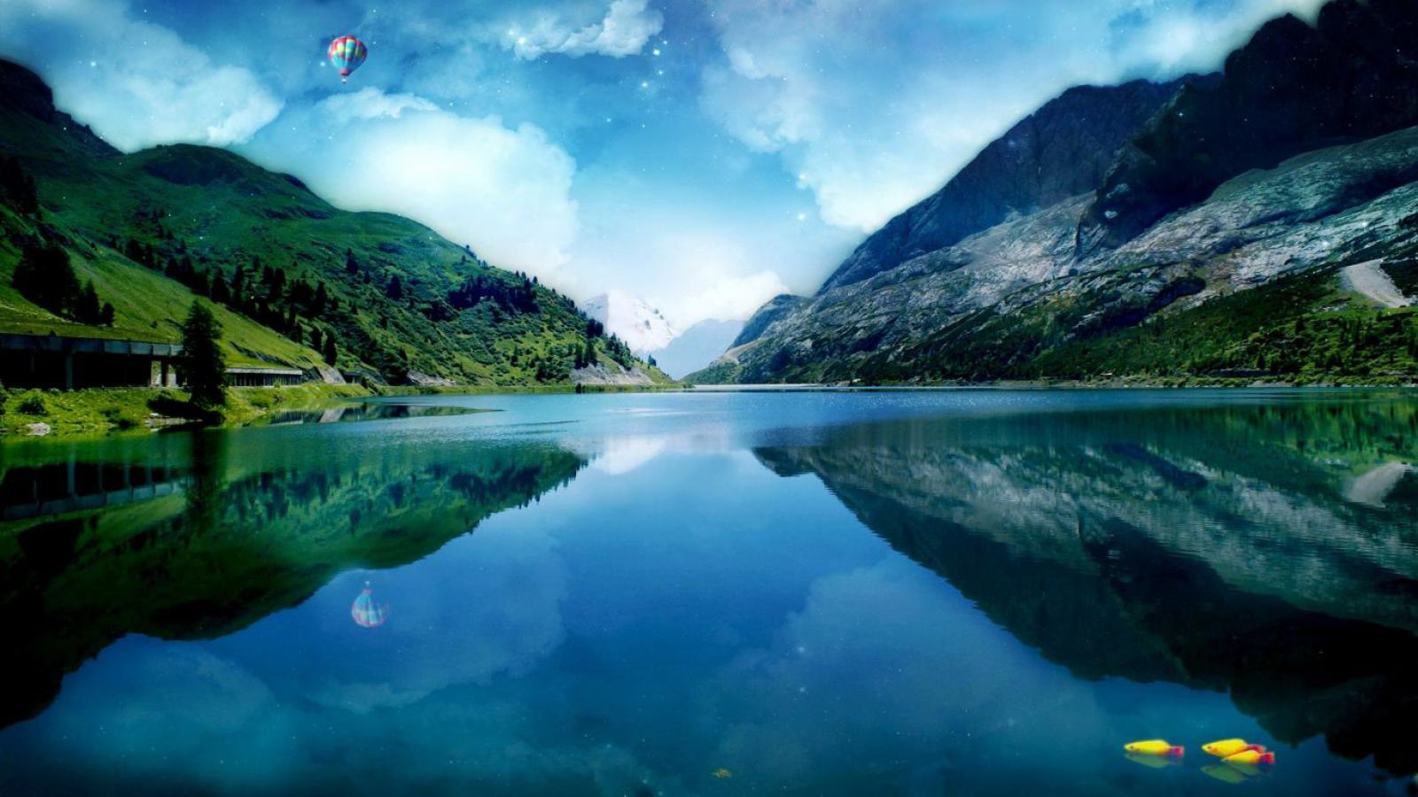 Background Picture Lake And River Wallpaper Of