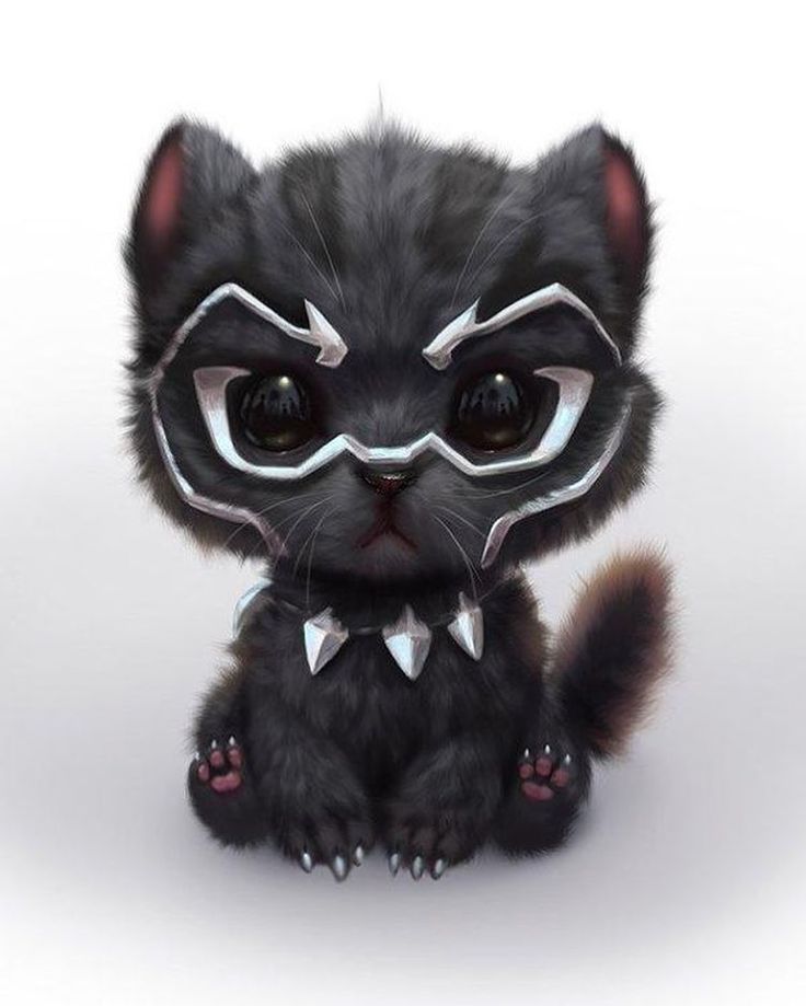 Marvel Cute Black Panther Wallpaper
