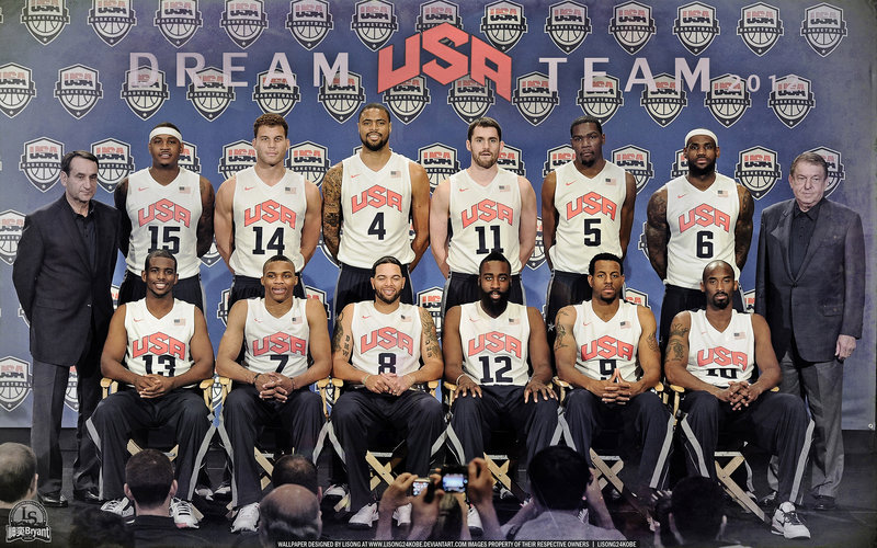 2012 USA Dream Team Wallpaper Big Fan of NBA   Daily Update