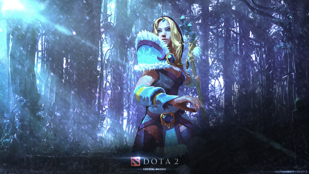 Crystal Maiden Wallpaper Dota And E Sports Geeks
