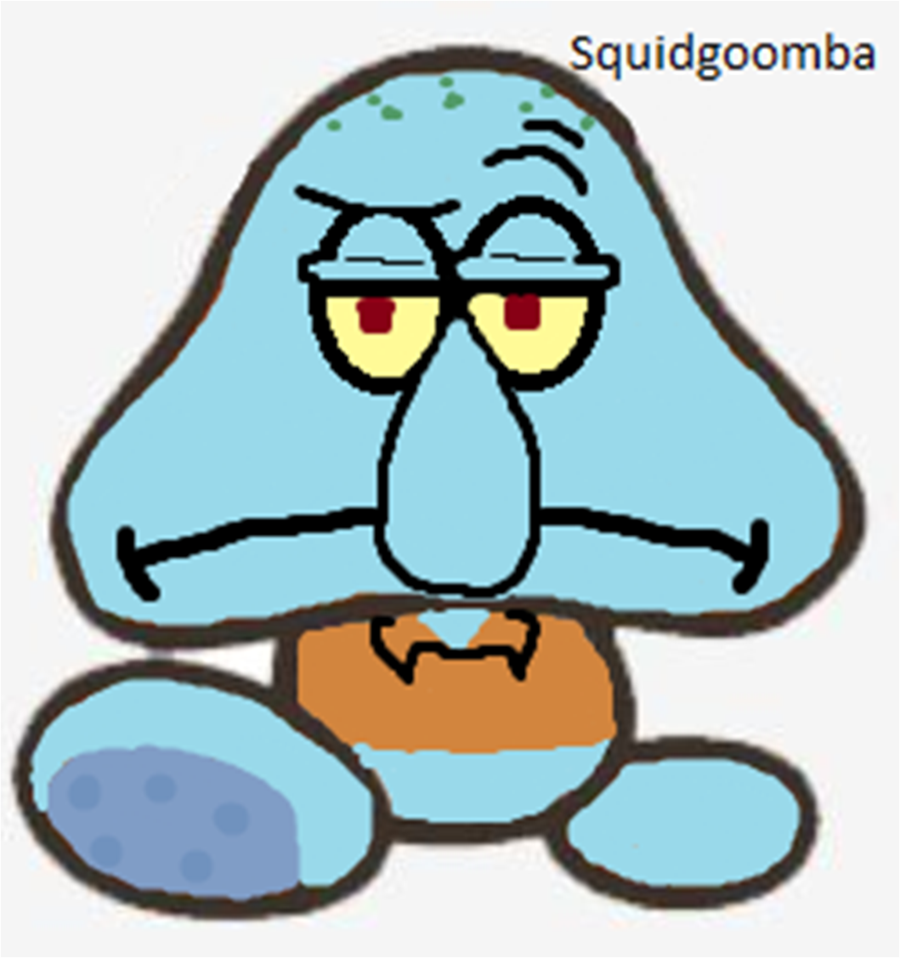 Squidward Goomba By Allthestuffilike94