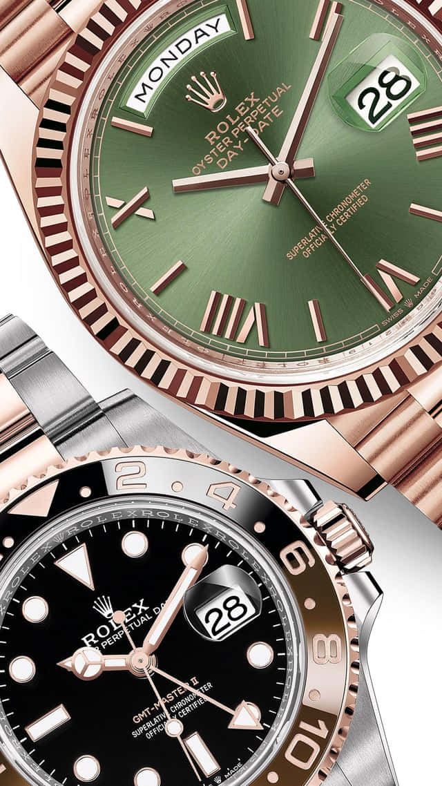 Luxurious Rolex Perpetual Day Wallpaper