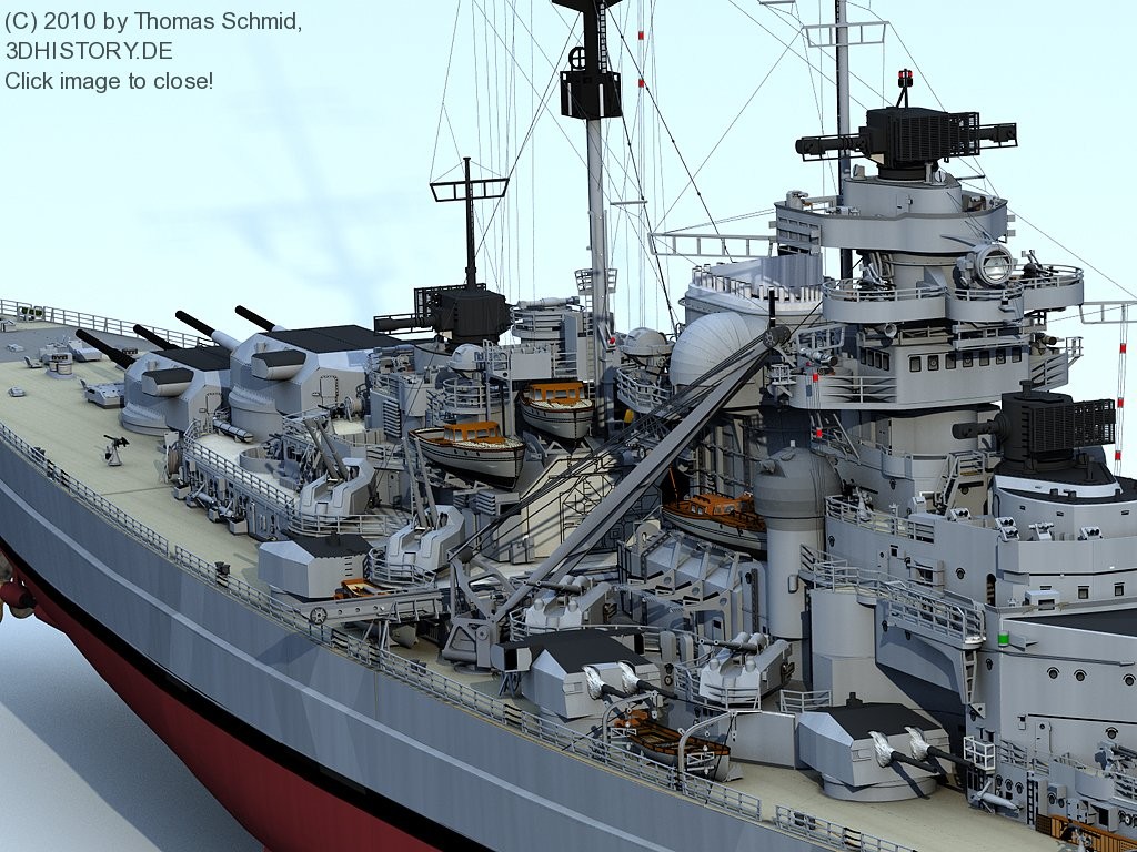 The German Battleship Bismarck
