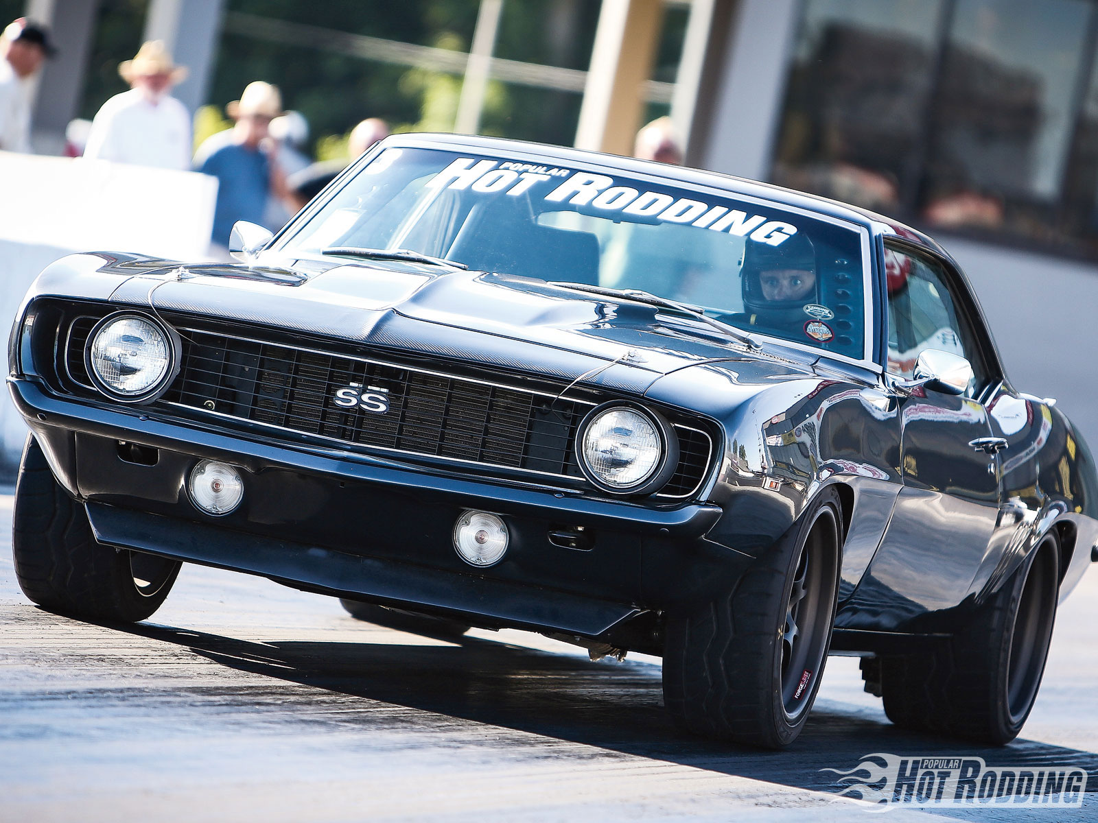 Chevy Camaro Drag Racing Race Car Muscle Hot Rods Wallpaper Background