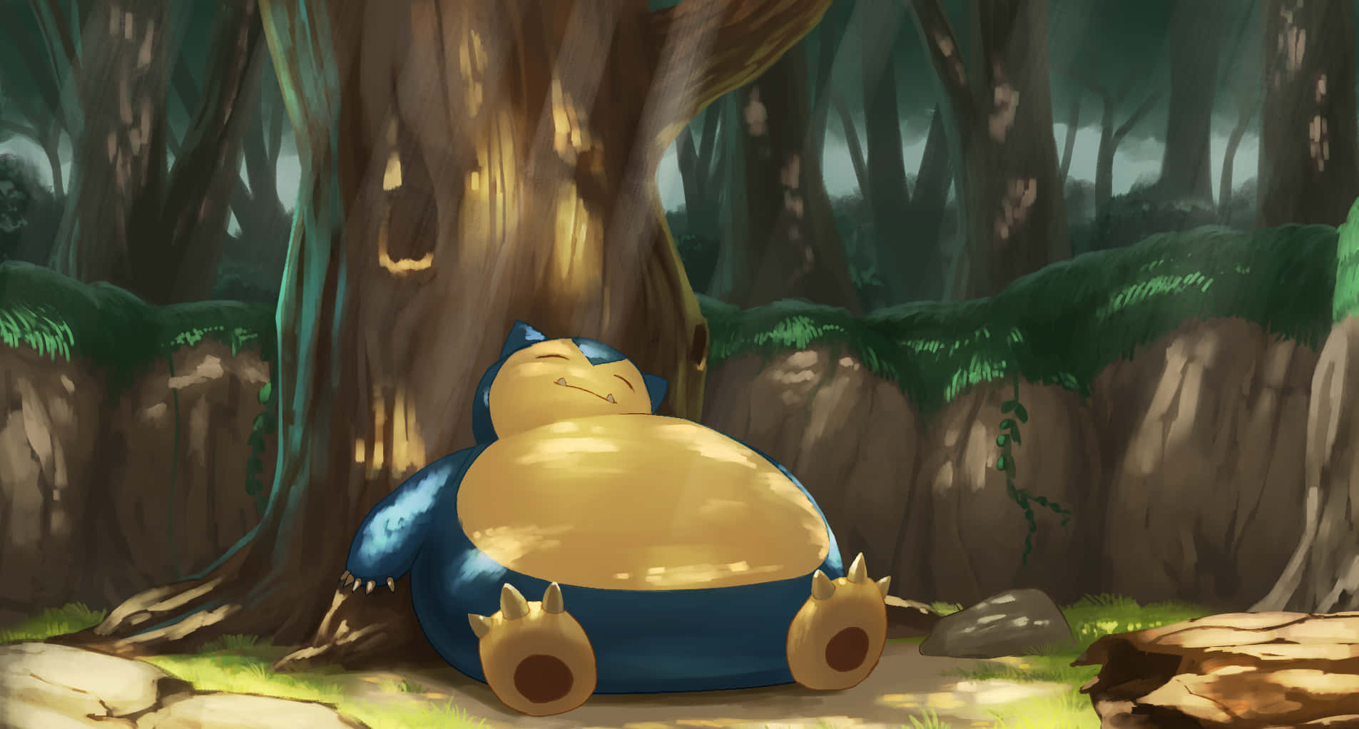 Snorlax Background Wallpaper