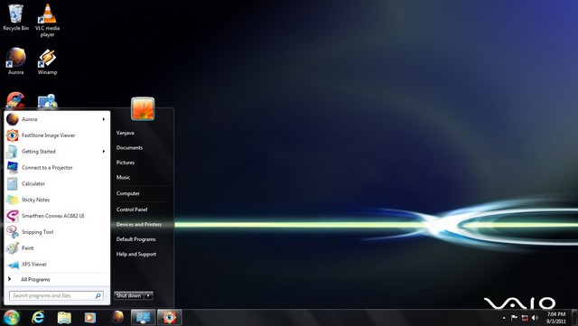 Background Screen Sony Vaio07 Windows Themes Source For