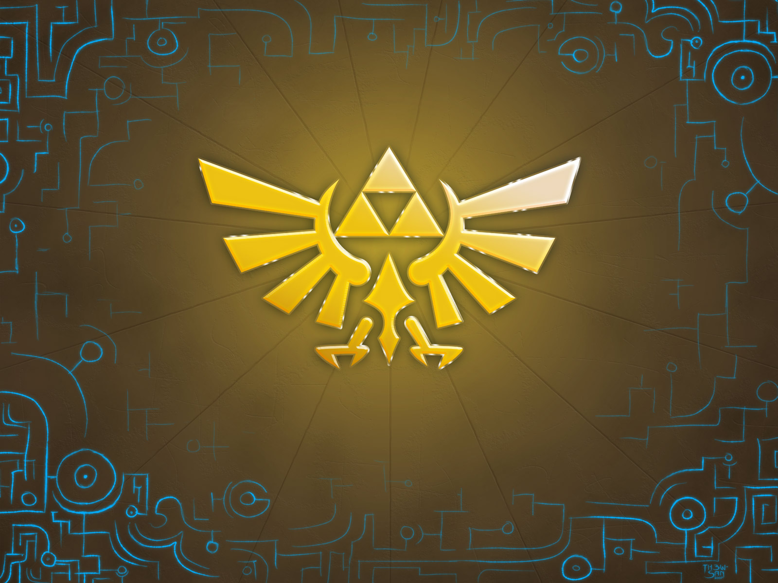 Zelda Triforce Video Game Wallpaper