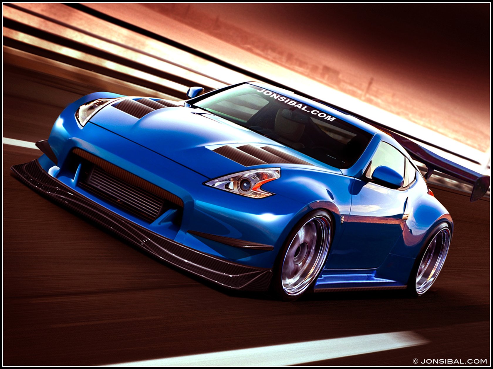 Nissan 370z Coupe Tuning Cars Japan Wallpaper