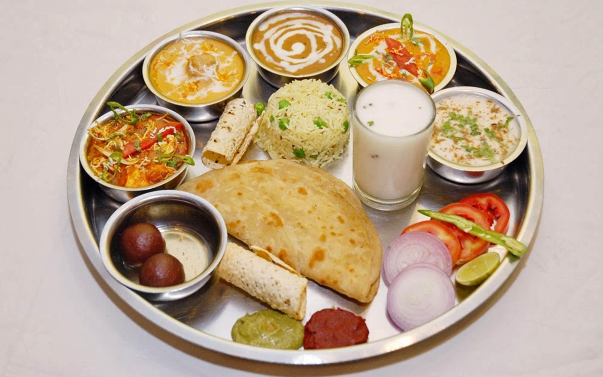 Punjabi Thali Indian Food Wallpaper wallpaperspickcom