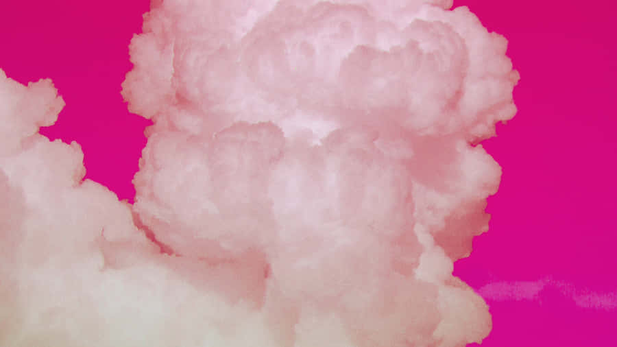 Pink Cotton Candy Wallpaper