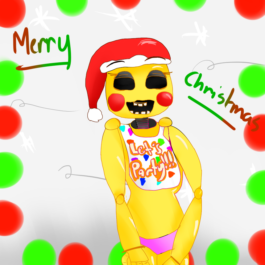 Toy Chica In Christmas By New Toychica