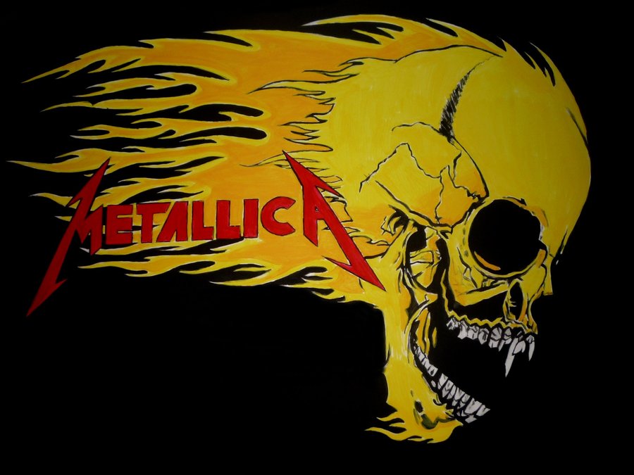 Metallica Skull Wallpaper Logo By