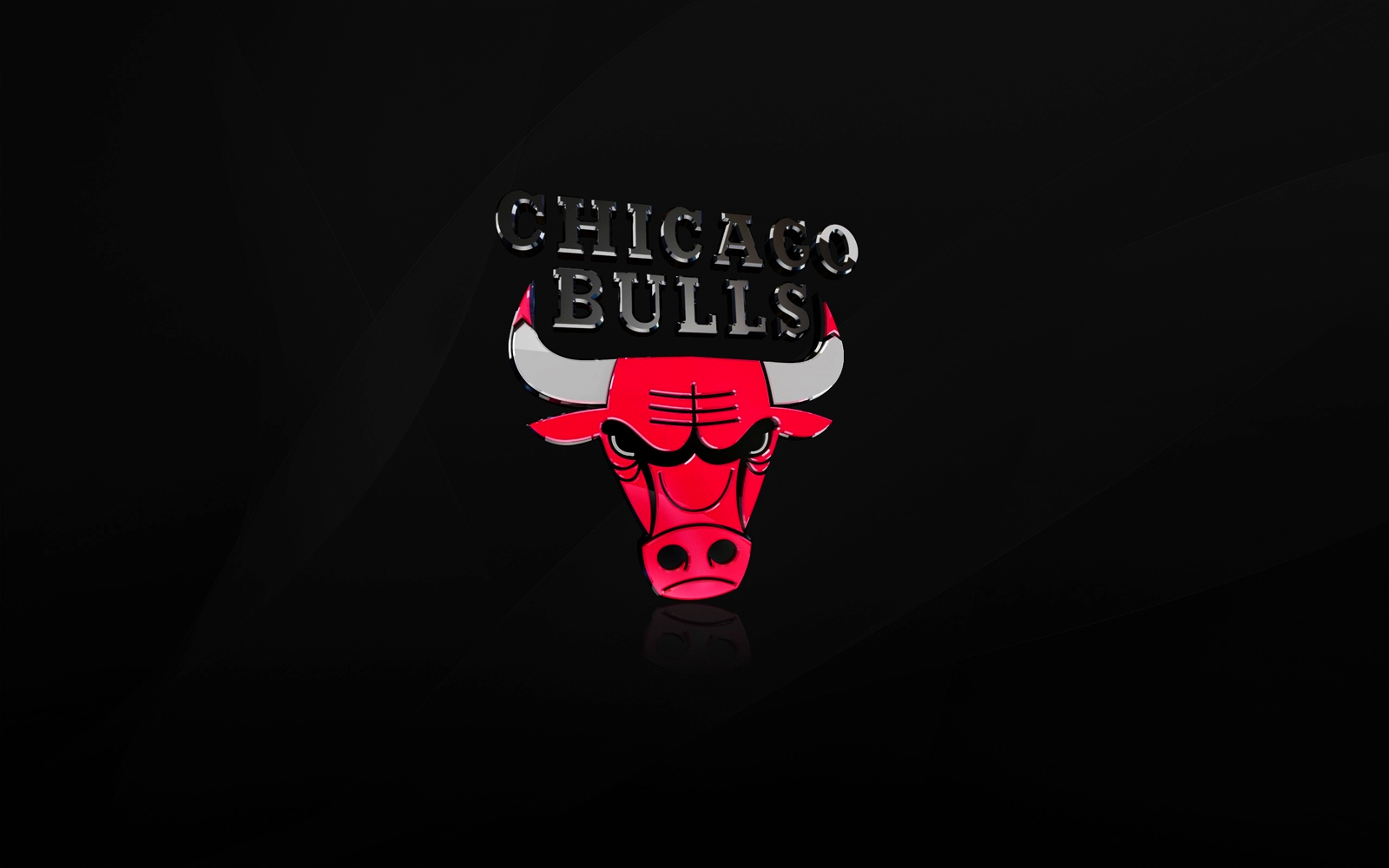 Chicago Bulls 3D Logo HD Wallpaper