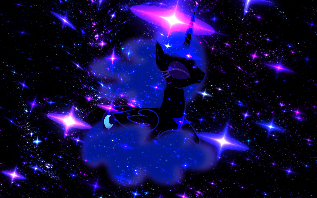 Luna Starry Night Desktop Background By Budgeriboo