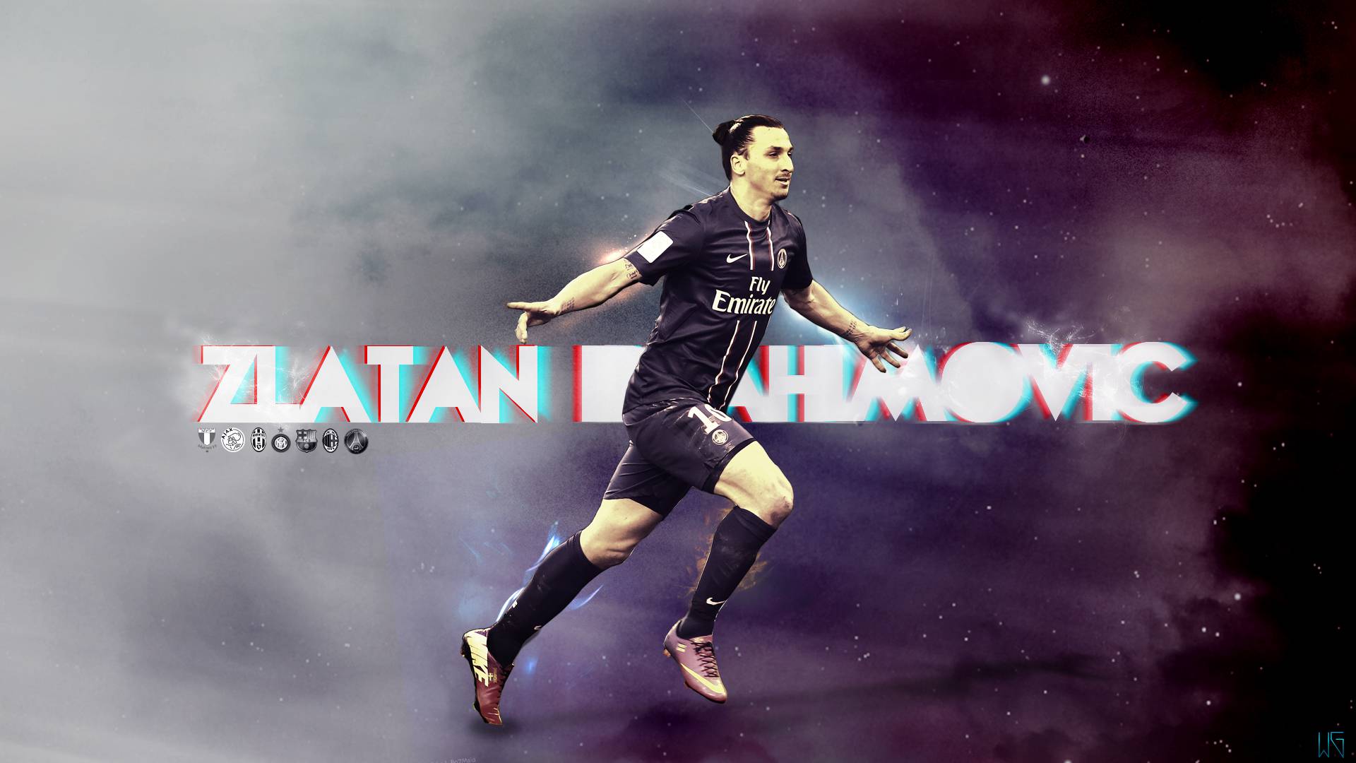 Zlatan Ibrahimovic Wide Wallpaper   Football HD Wallpapers