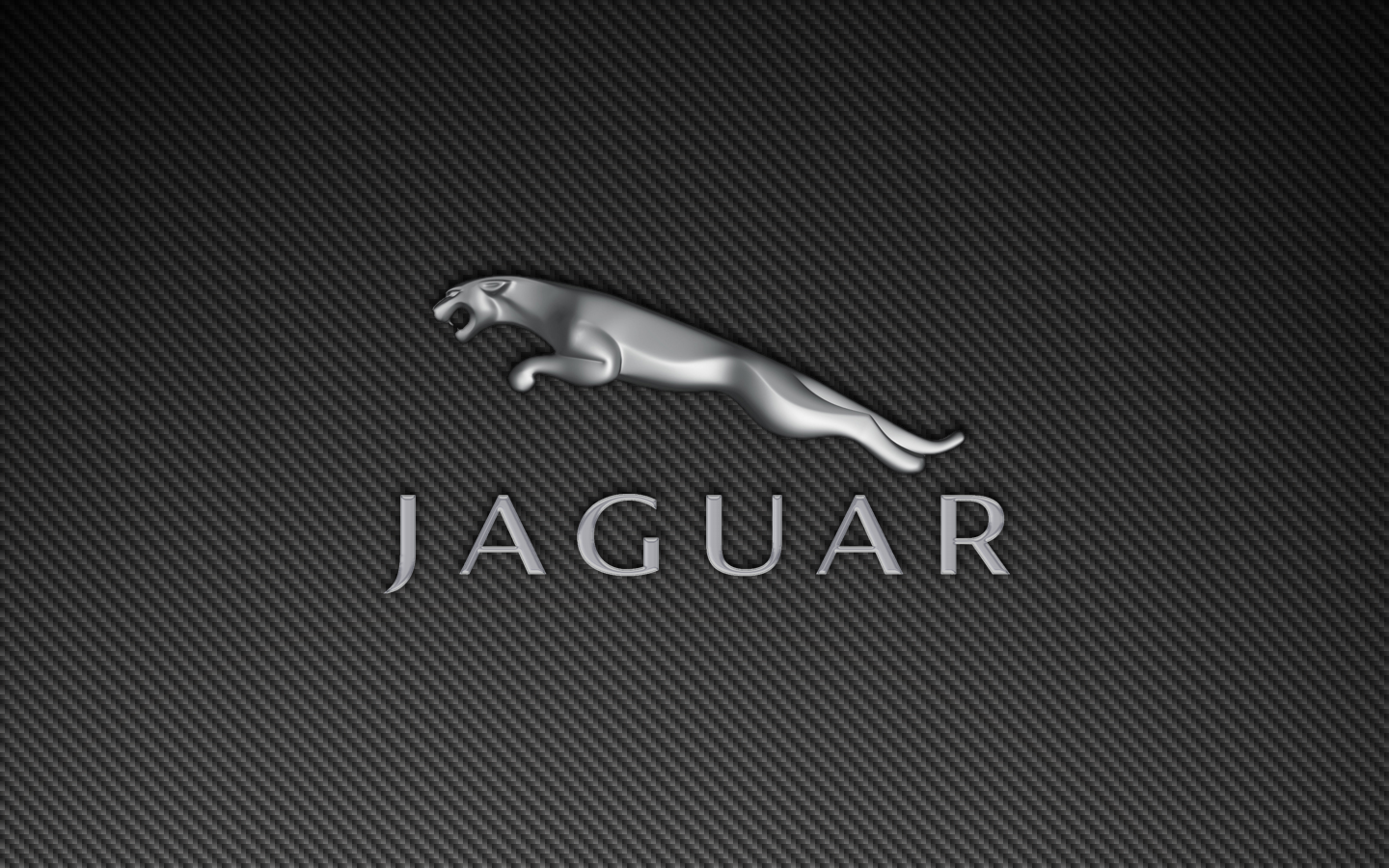 Jaguar Leaper Logo Carbon Fiber Wallpaper