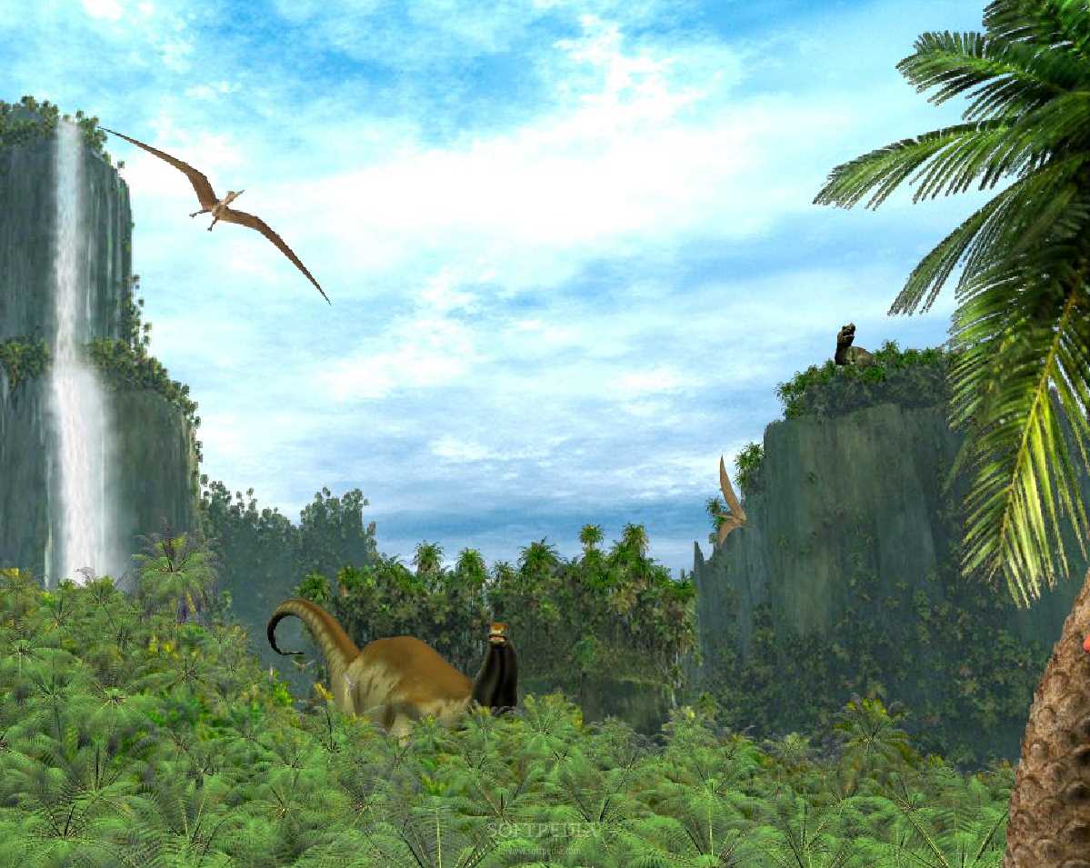 Prehistoric Valley Animated Wallpaper The