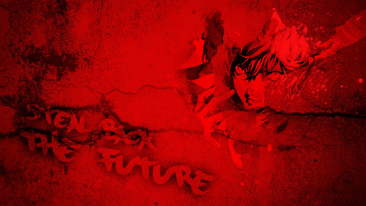 Cool Future HD Mask Persona Red Steal Wallpaper Back Made