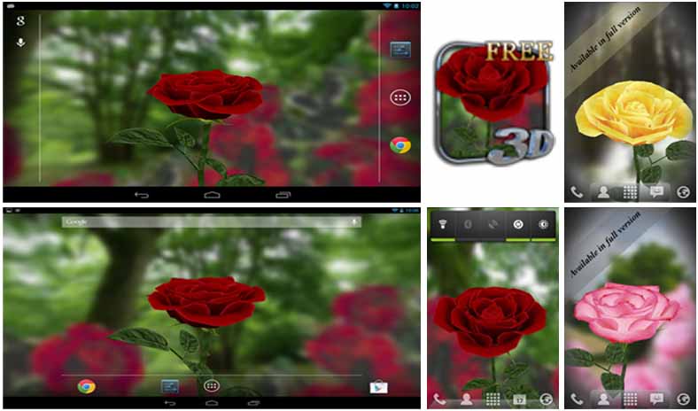 3d Rose Live Wallpaper Apk Best Android Lwp Online