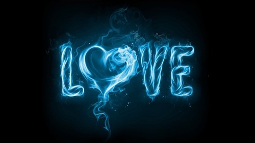 Smoke Love Blue Black Creative Wallpaperup We Heart It