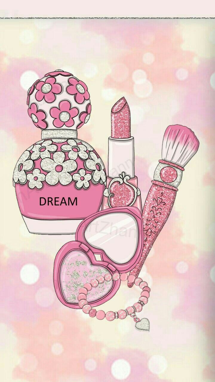 Maquillaje Pink Wallpaper Girly Flower Phone
