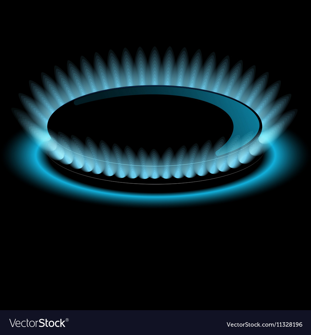 Free download Gas burners blue flame background Royalty Free Vector