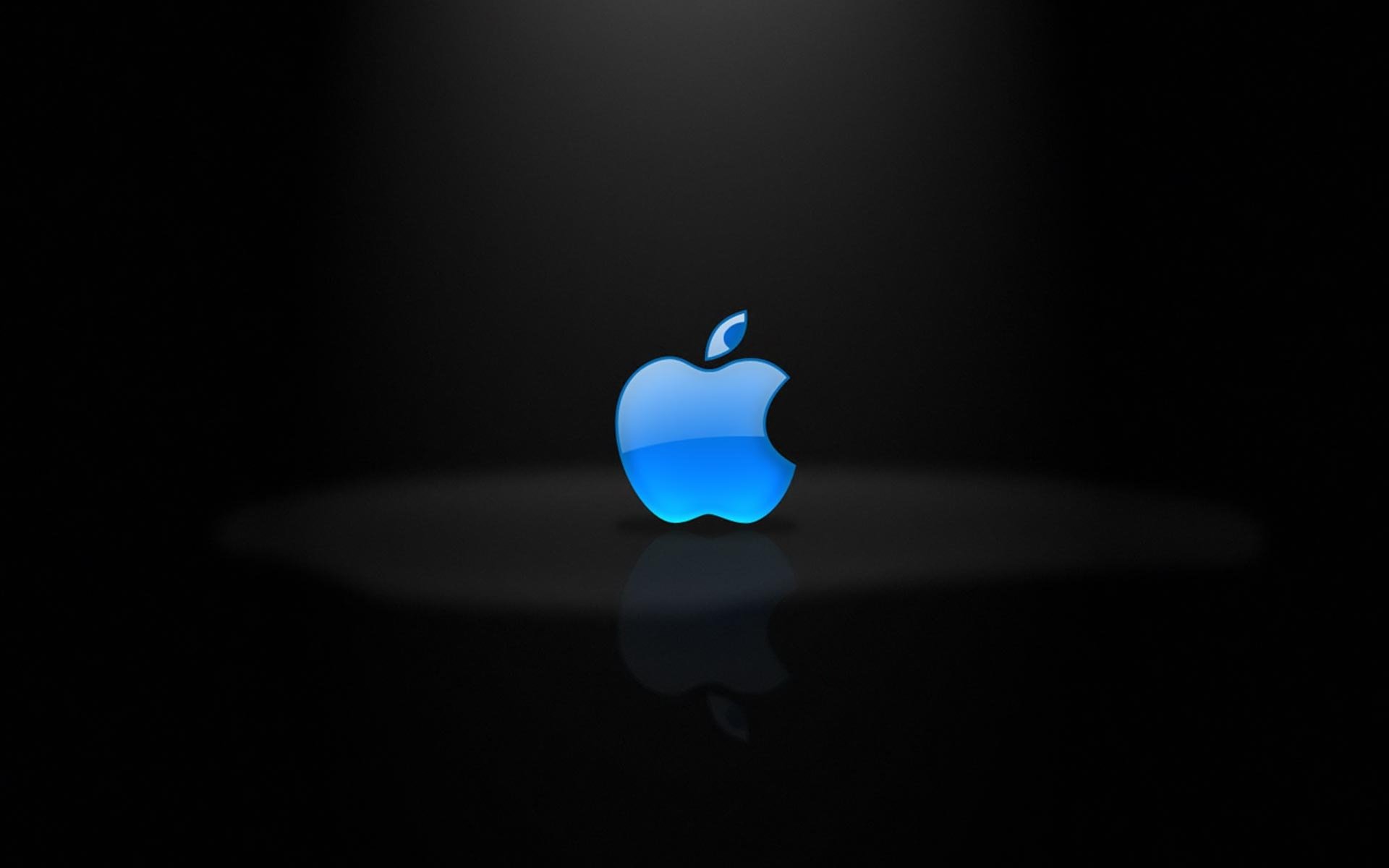 Blue Apple logo wallpaper 522