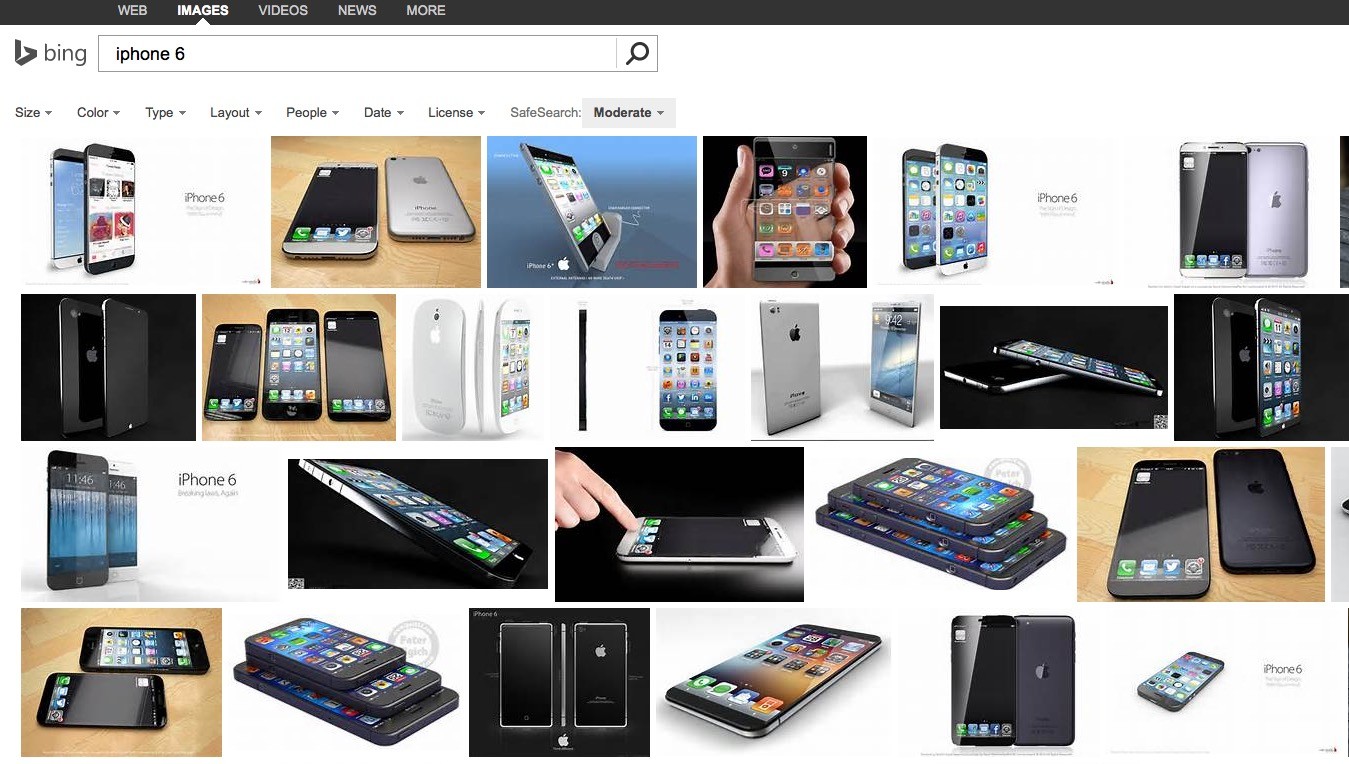 Using Its Bing Engine Listing The iPhone As Leader Of Pack