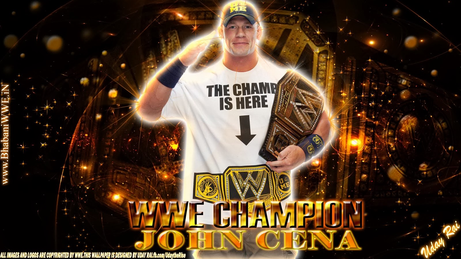 Wallpaper Wwe Champion John Cena 3d Hq