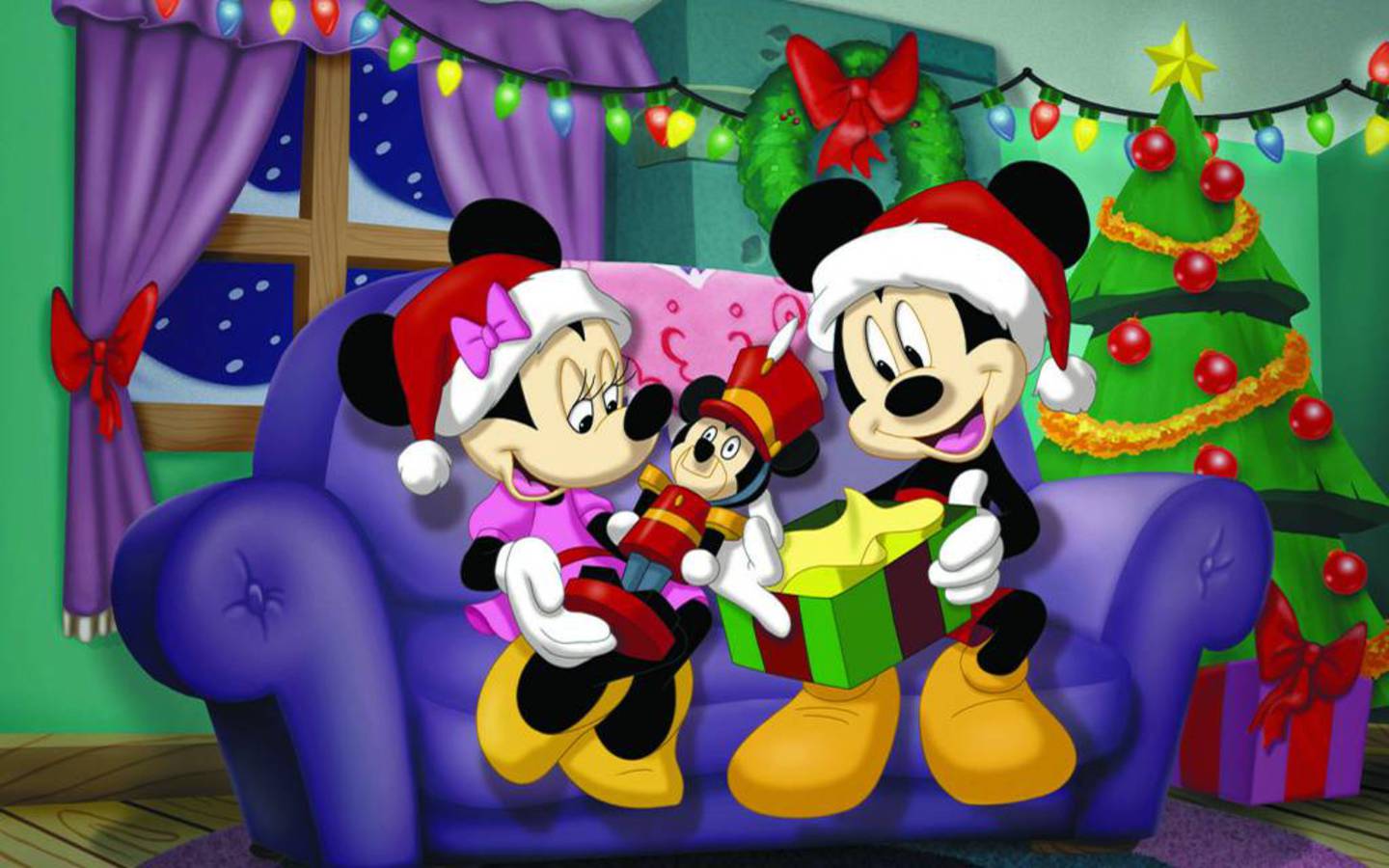 Cute Disney Christmas Desktop Wallpaper