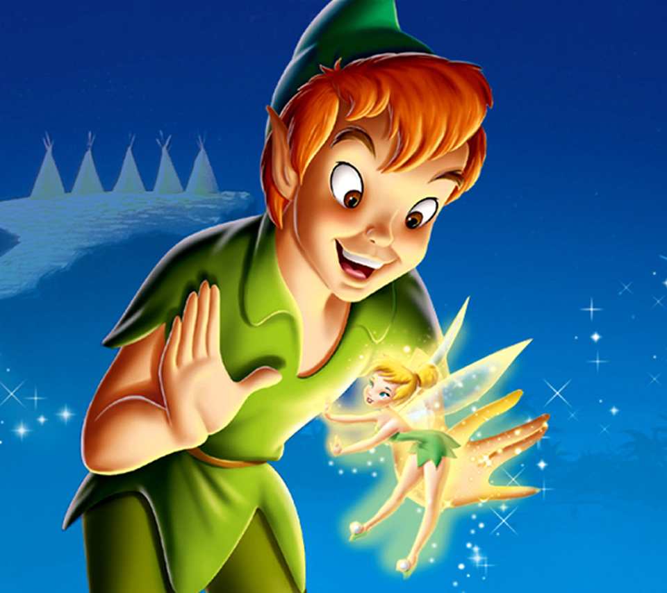 Wallpaper Tinkerbell And Peter Pan HD